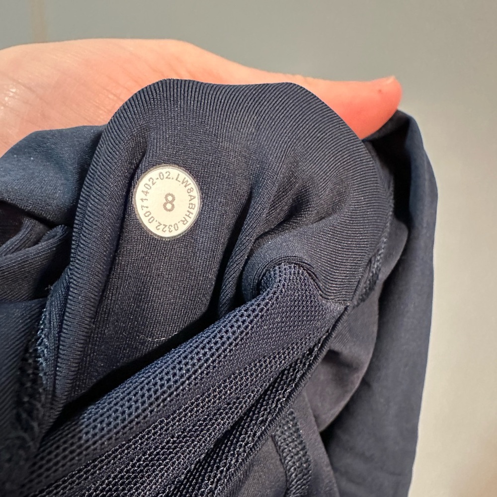lululemon athletica navy layered mini skirt - Picture 6 of 6